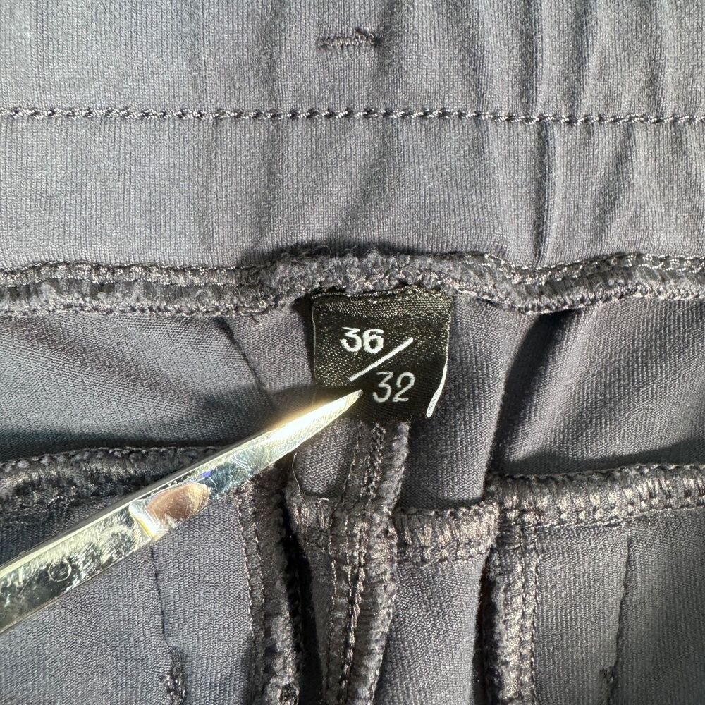 Public Rec Pants Mens 36x32 (36X30) Blue Jogger Athletic Tapered Drawstring - Picture 7 of 15